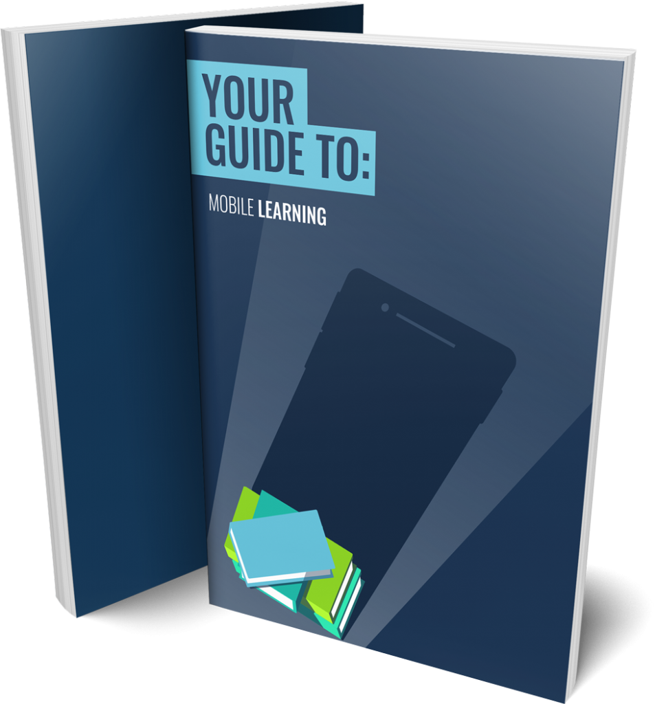 mobile learning book mockup