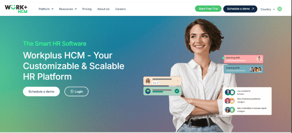 Best Cloud-Based HR and Payroll Software in Dubai, UAE (2024) : Ensaantech.com-workplus HCM