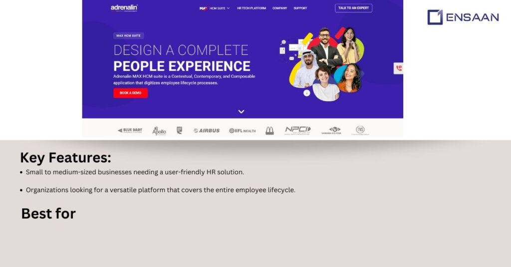 Top 10 Best HCM Software : adrenalin: ensaantech.com