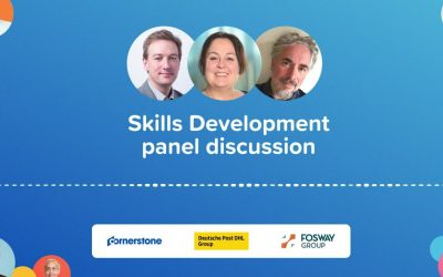 75876cac3213a243265c5e9797076f80d8087e5c-1280×720 Skills development panel discussion With Fosway, Deutsche Post DHL Group, and Cornerstone